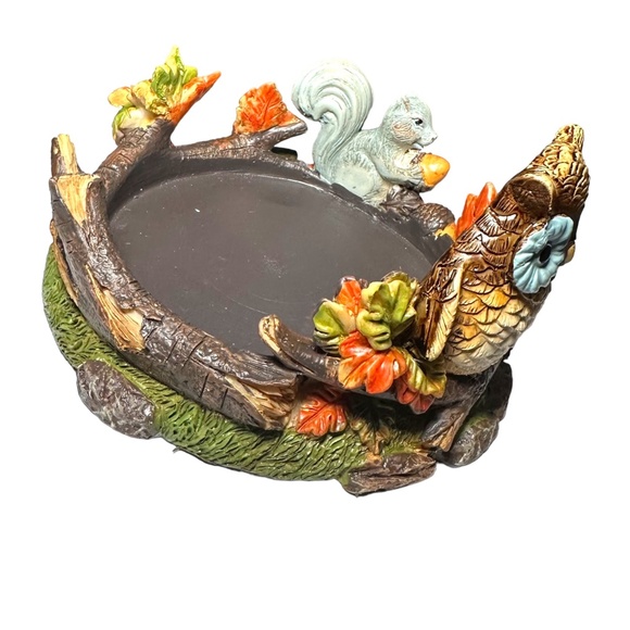 Yankee Candle 1687145 Owl & Fall Critters Large Jar Candle Holder - Picture 2 of 2